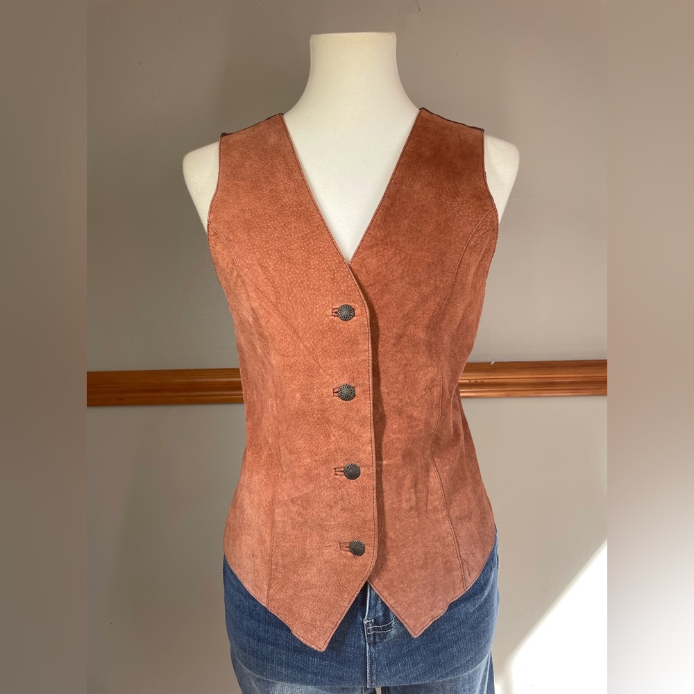 Vintage Leather Boho Vest
